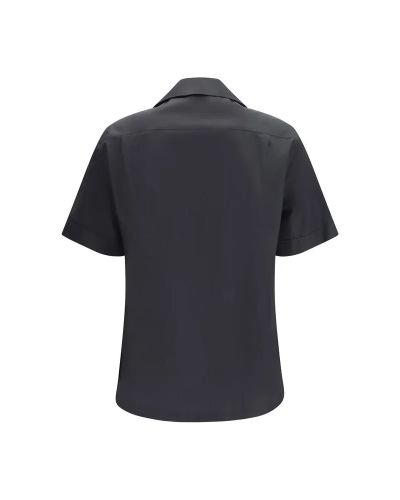 Dolce & Gabbana Men's Black Cotton Shortsleeve Shirt Black