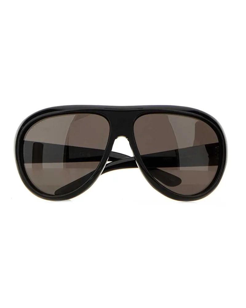 Gucci Women's Black Acetate Sunglasses Blackblackgrey Exterior: Occhiali Da Sole Black