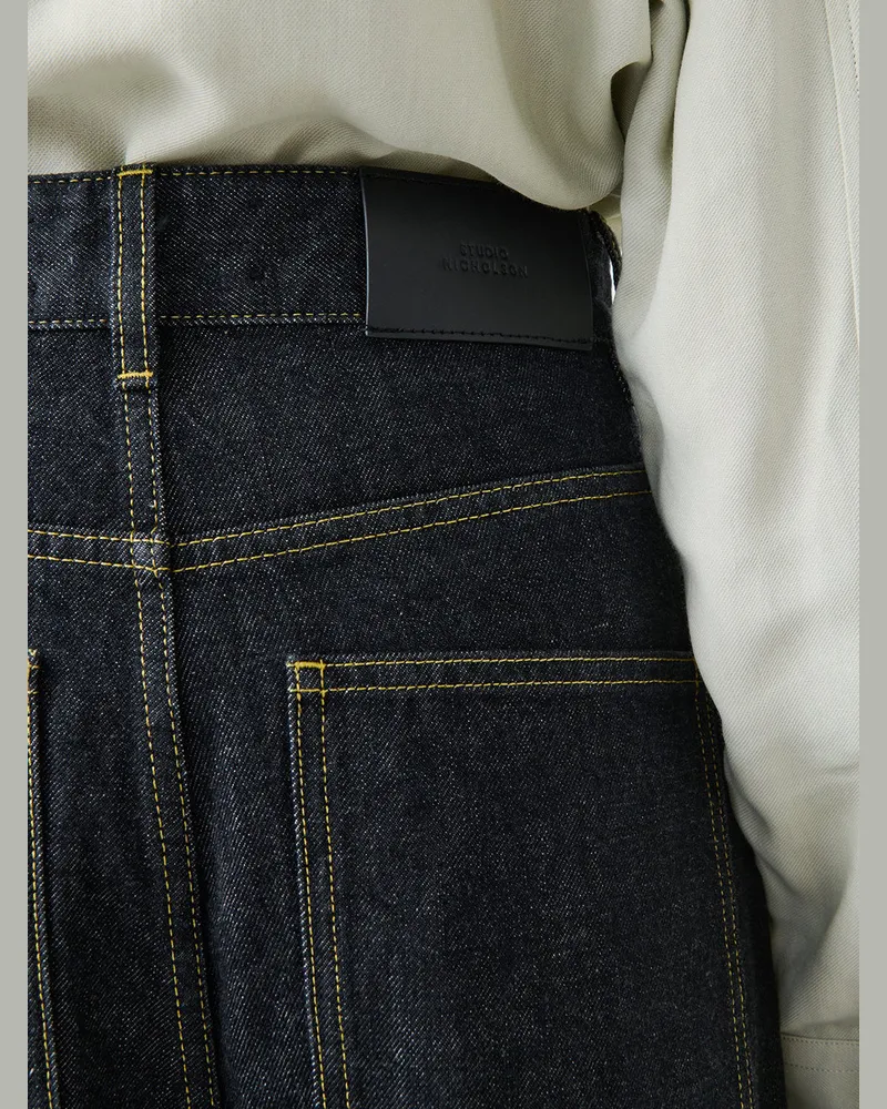 Studio Nicholson Neive Jeans — Black Black