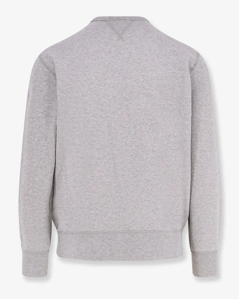 Ralph Lauren Men Sweatshirt Cotton Blend Grey Sweatshirts Sweater Gray