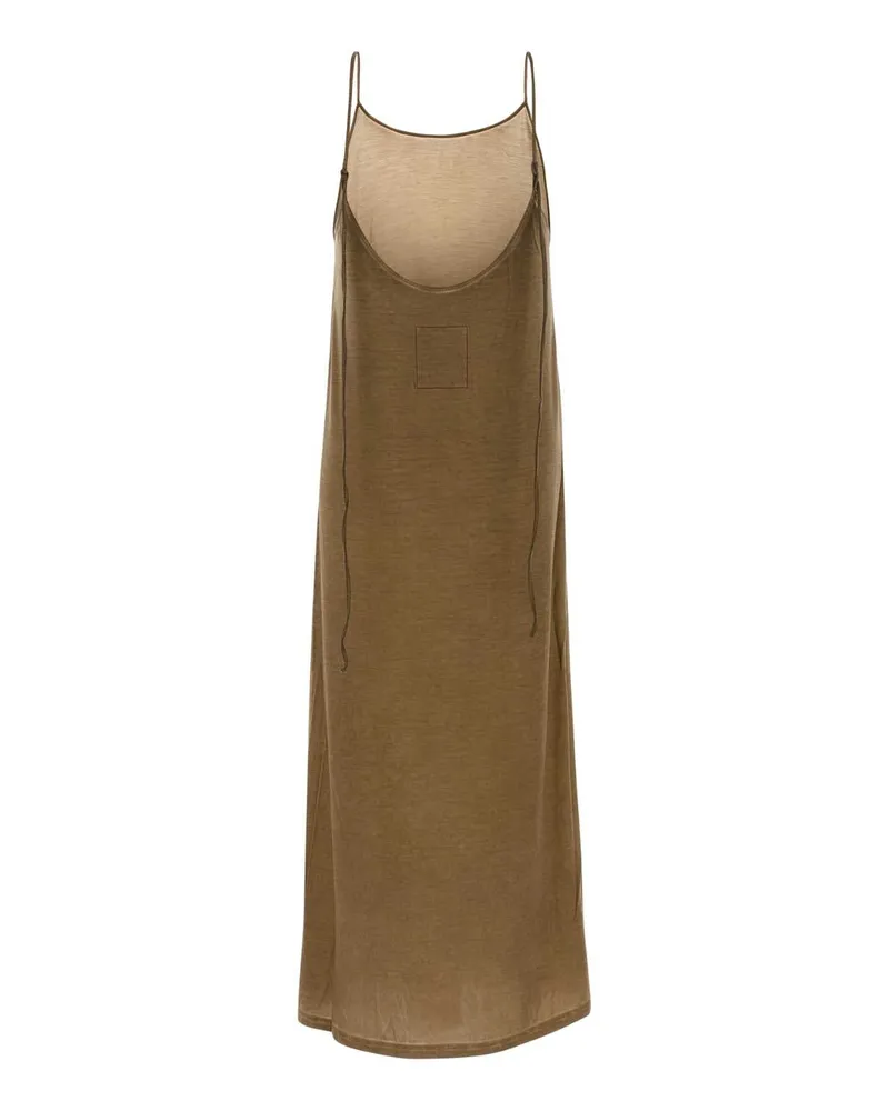 Uma Wang Women's Camel Stretch Modal Daya Dress Tan Exterior: Elastane Abiti Tan