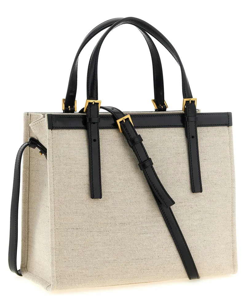 Versace Medium Rivière Shopping Bag Cream