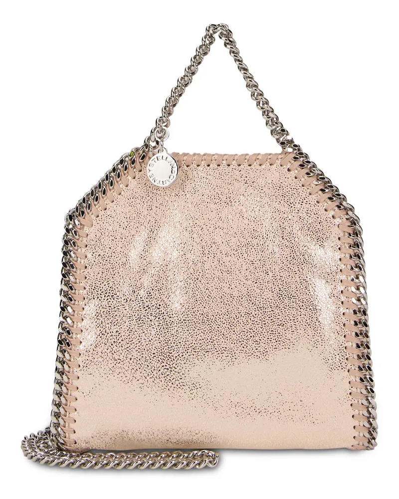 Stella McCartney Women's Shoulder Bag Falabella Shell Pink Polyester Tote Pink