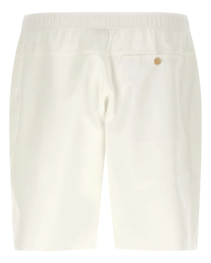 Brunello Cucinelli Tennis Nylon Bermuda Shorts — White White