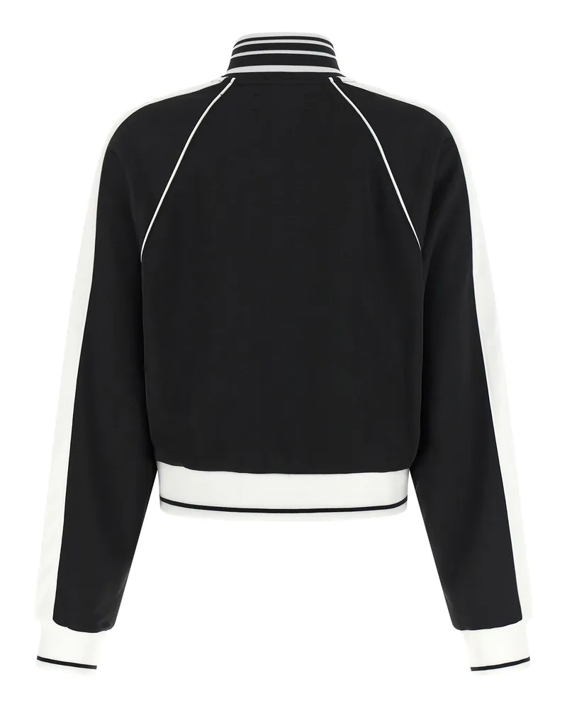 Amiri Striped Raglan Jacket — Black Black