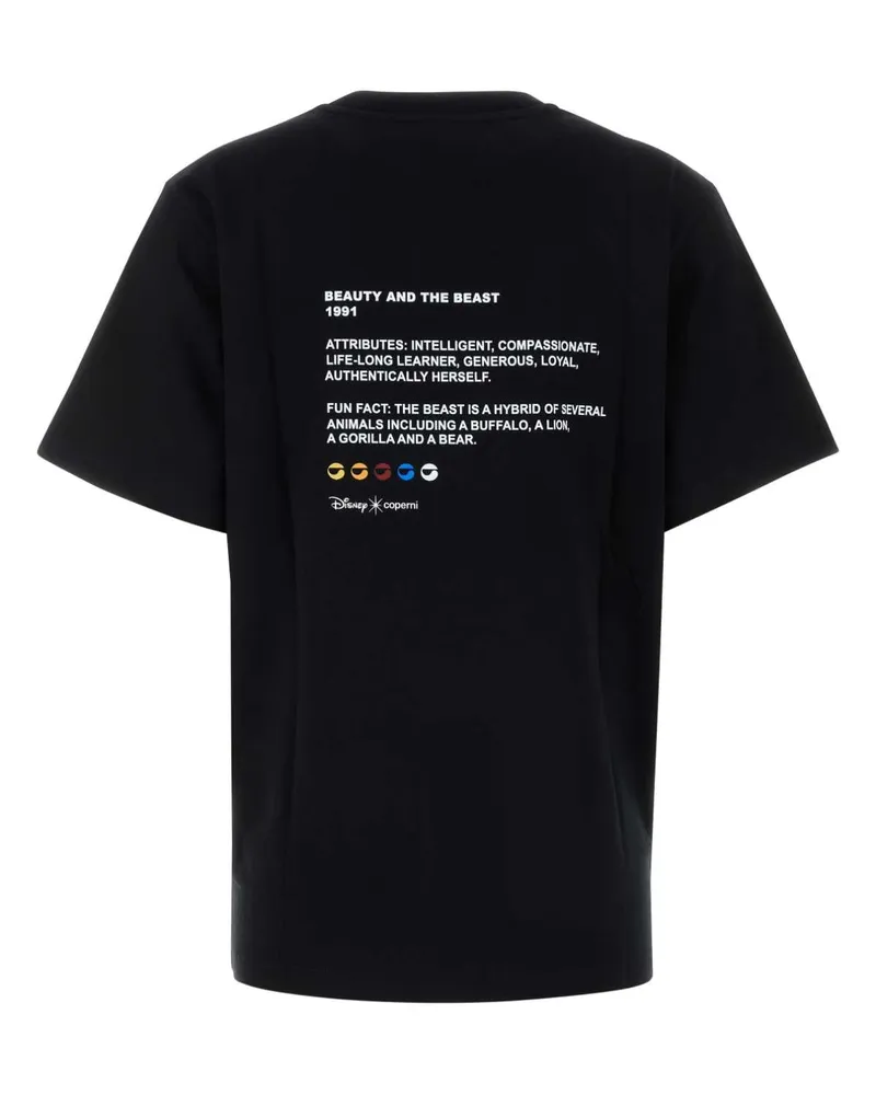 COPERNI Women's Black Cotton  X Disney Belle T-Shirt Exterior: Organic Black