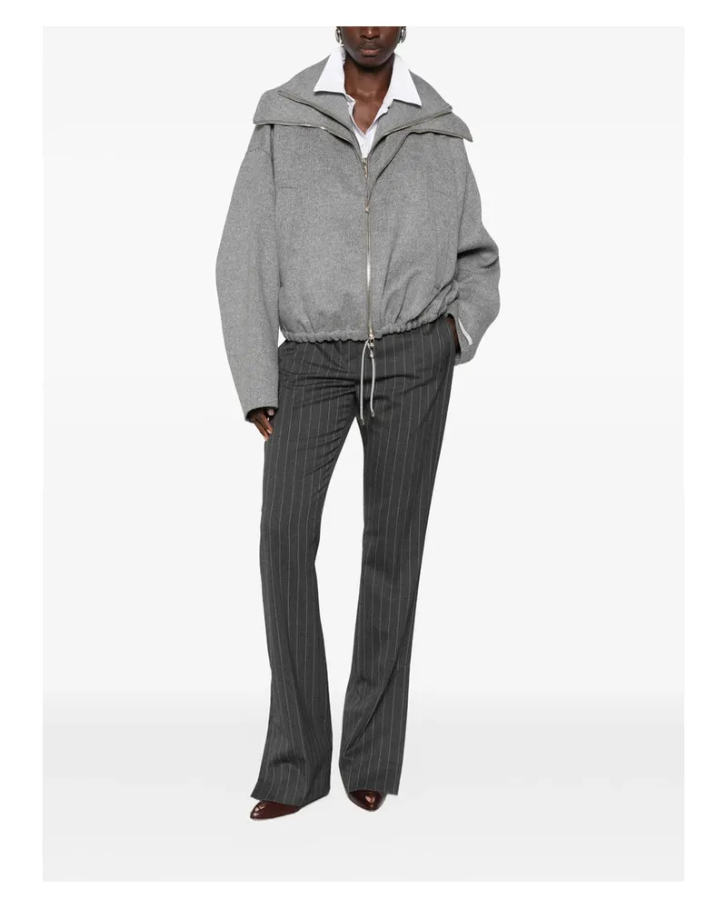 SPORTMAX Virgin Wool Jacket — Gray Gray