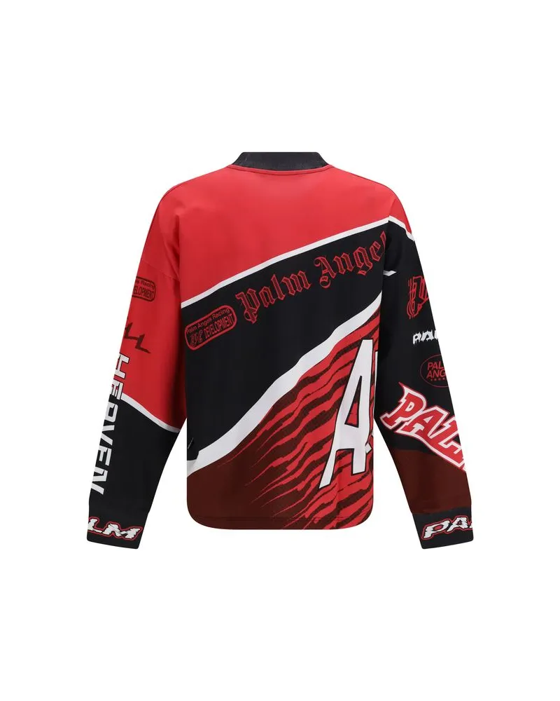 Palm Angels Men's Multicolor Cotton Sportswear Clothing Red