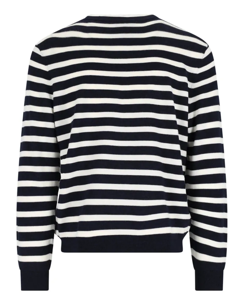 A.P.C. Men's  Sweaters Blue Virgin Wool Navy