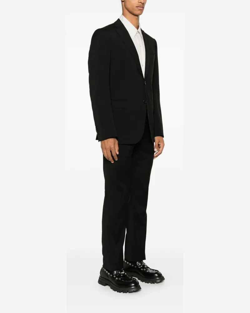 Emporio Armani Virgin Wool Suit — Black Black