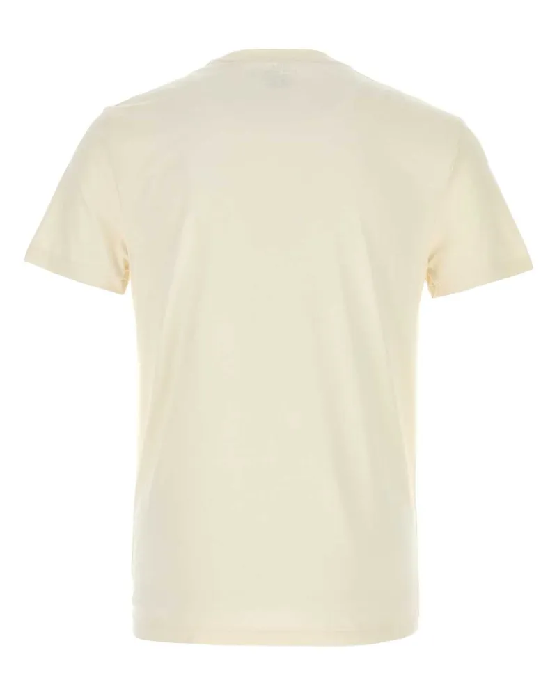 Ralph Lauren Men's Logo-Embroidered Cotton T-Shirt Beige Beige
