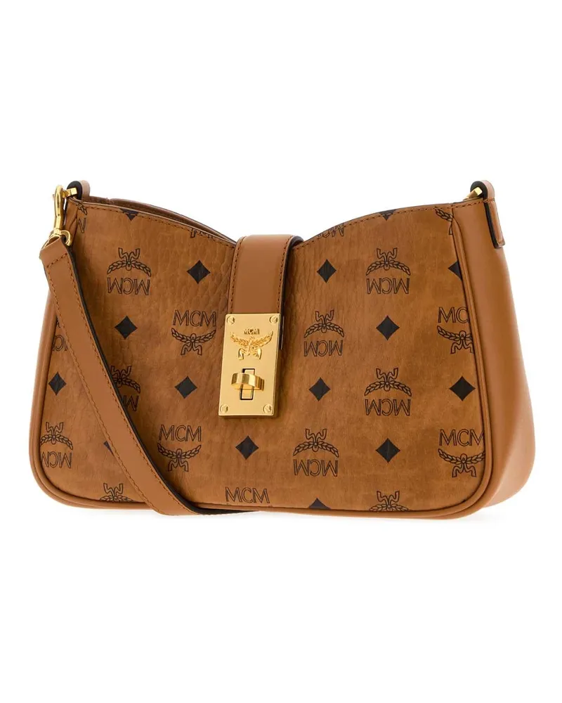 MCM Tracy Crossbody Bag — Cognac Cognac