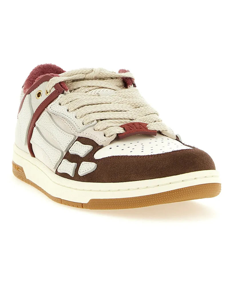 Amiri Men's Multicolor Bovine Leather Low Top Sneakers Multicolor