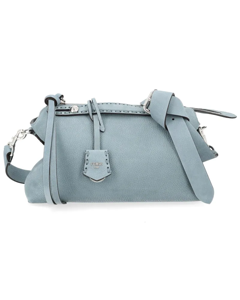 Fendi By The Way Saddlery Shoulder Bag — Blue Blue