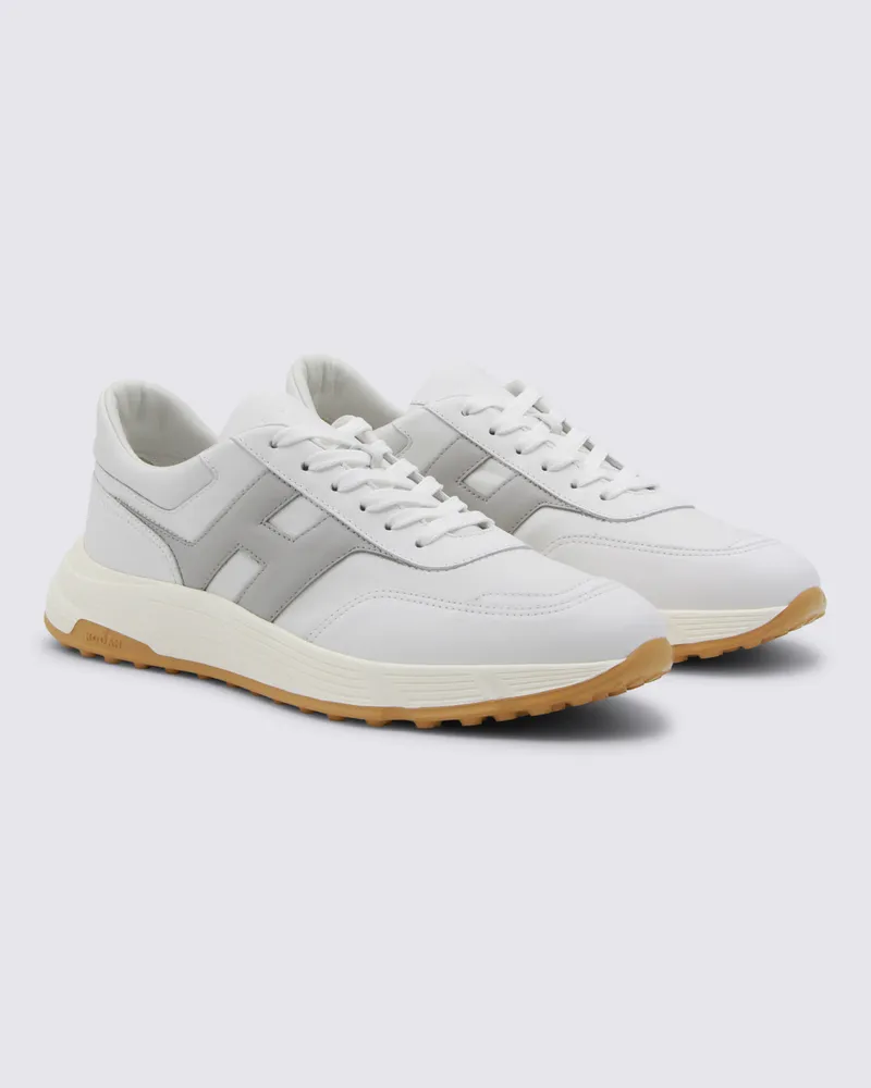 Hogan Men's Sneakers Bianco-Grigio _cover Tex-Le Sole El Tex/le White