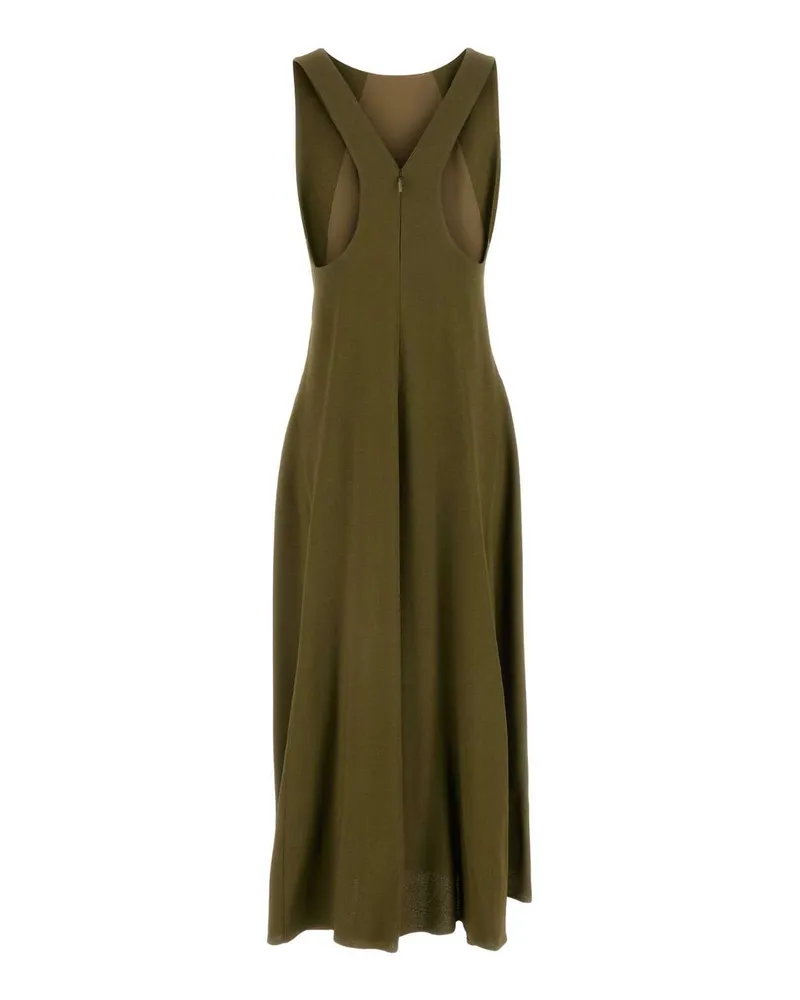 Fendi Women's Olive Green Sablã© Dress Olivebranch Abiti Green
