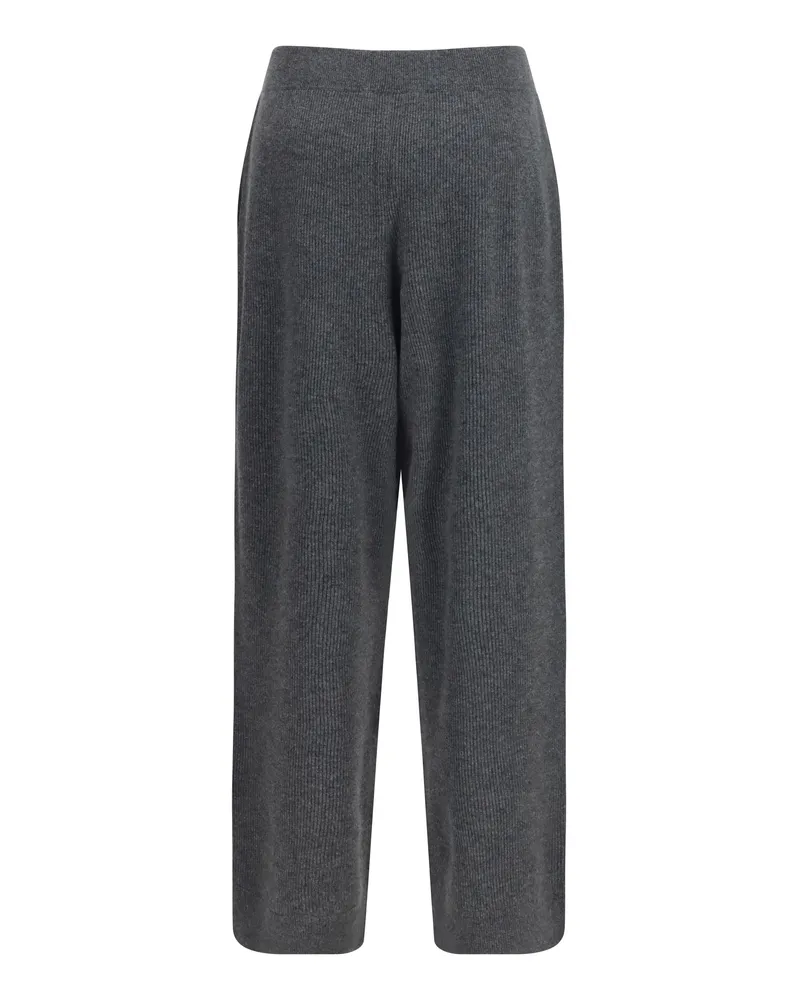 Brunello Cucinelli Cashmere Trousers — Gray Gray