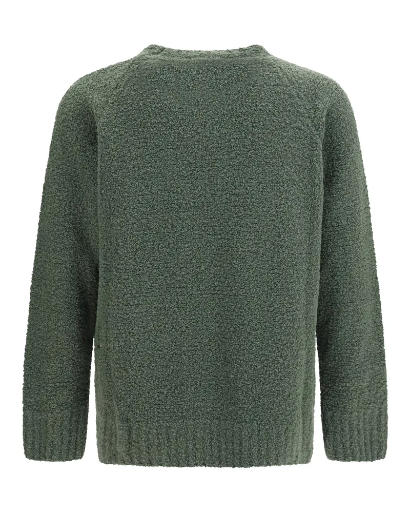 Laneus Men's Crewneck Sweater Verde Militare-Military Green Sweatshirts Militare/military 