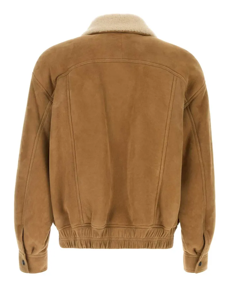 Saint Laurent Detail Jacket — Beige Beige