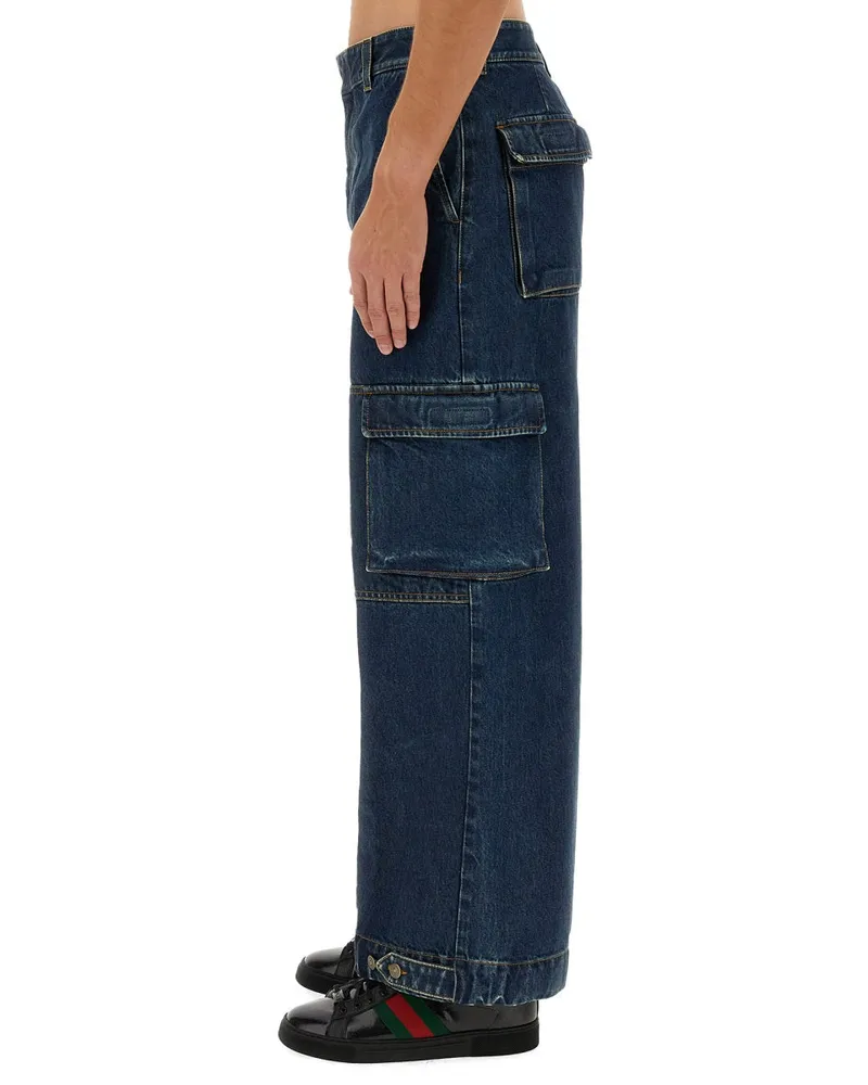 Gucci Cotton Jeans — Blue Blue