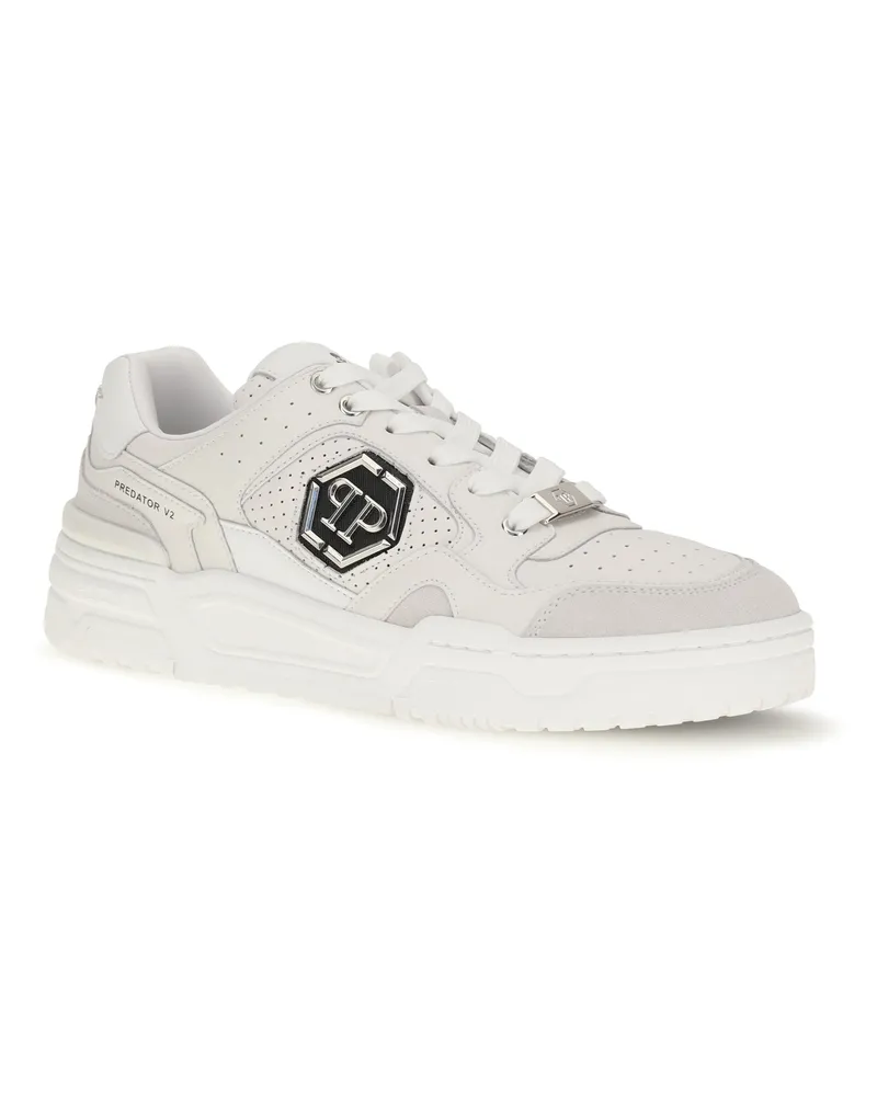 Philipp Plein Predator V2 Sneaker — White White