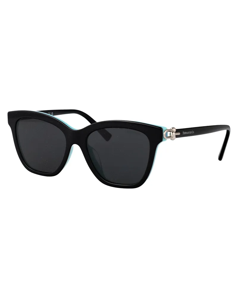 Tiffany & Co. 0TF4241D Cat-Eye Acetate Sunglasses — Black Black