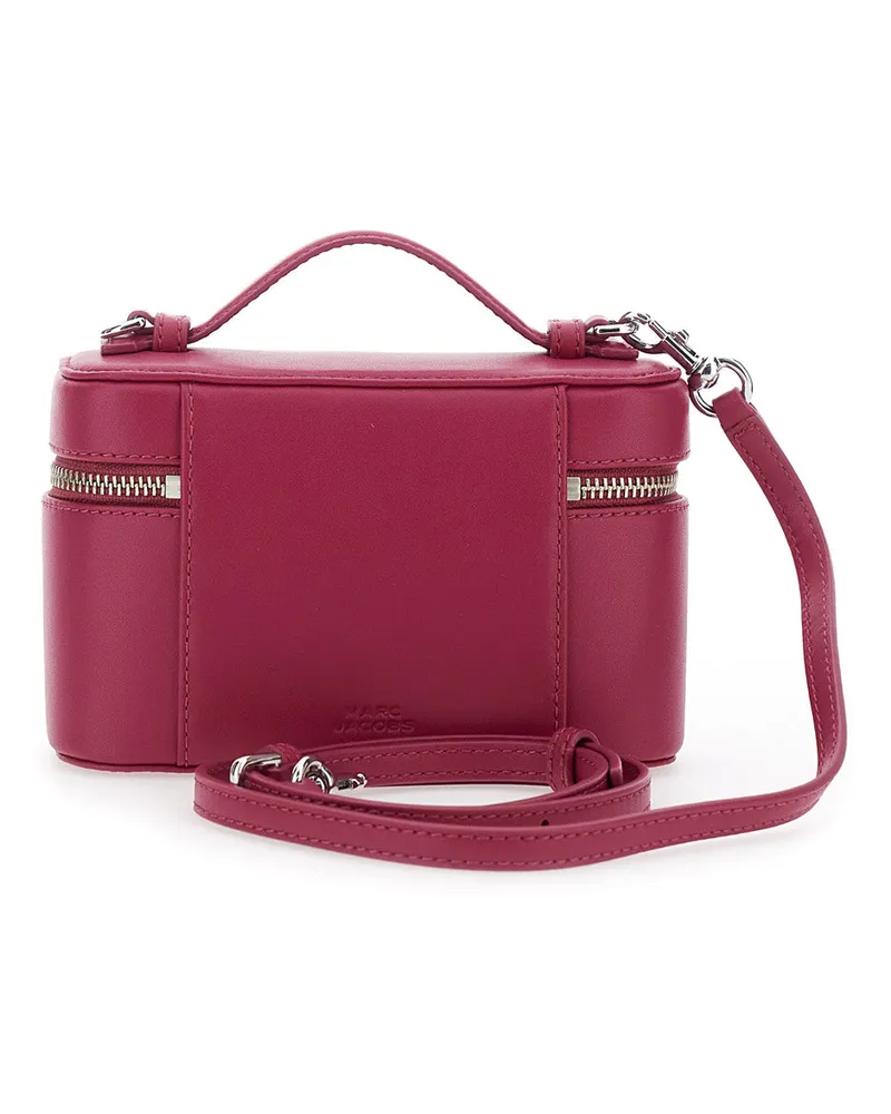 Marc Jacobs Women's Shoulder Bag The Vanity Pink Leather Split Cow Pink