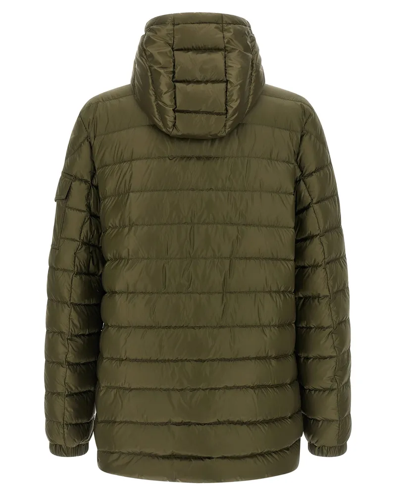 Moncler Men's Bicolor Polyamide Parka Clothing Green