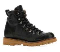 Men's Black Leather Shefford Ankle Boots Scarpe Stringate Lace-up Shoes
