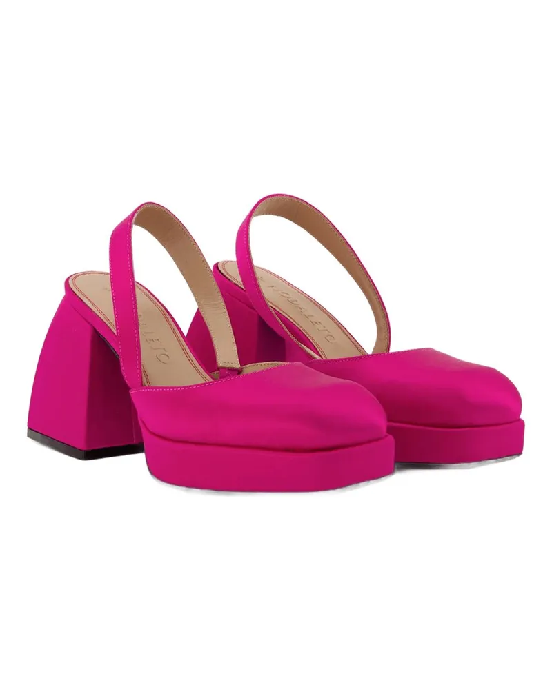 NODALETO Women's Bulla Jones 65 Pink Satin Others Shoes Pumps Pink