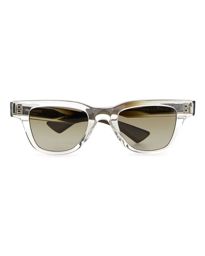 Saint Laurent Transparentcrystal Exterior: Acetate Occhiali Da Sole Sunglasses Clear