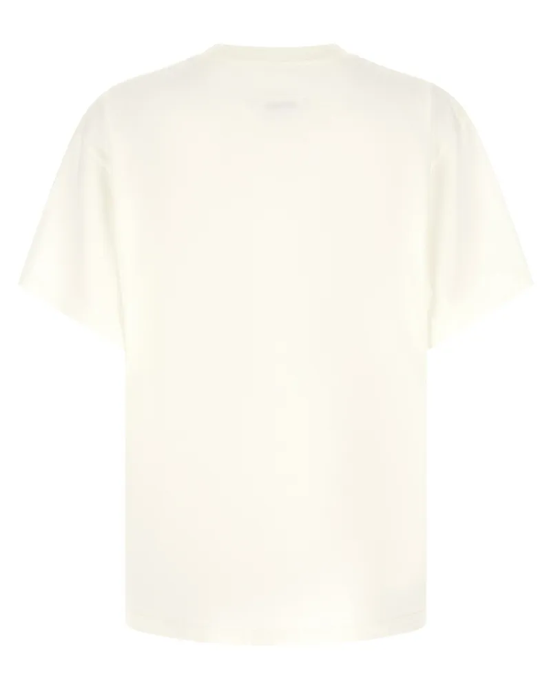Maison Margiela Numeric Signature Mm6 T-shirt Cream