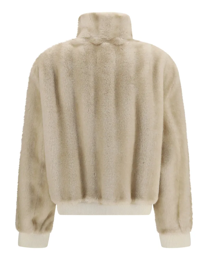 Sword 6.6.44 Sword 6.6 Faux Fur Jacket — Beige Beige