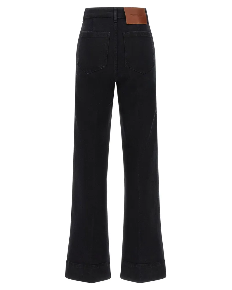 Victoria Beckham Alina Jeans — Black Black