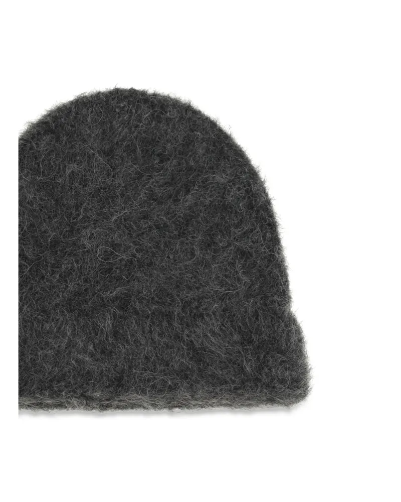 Séfr FW23FUZZYBEANIE Fuzzy Alpaca-Blend Beanie — Gray Gray
