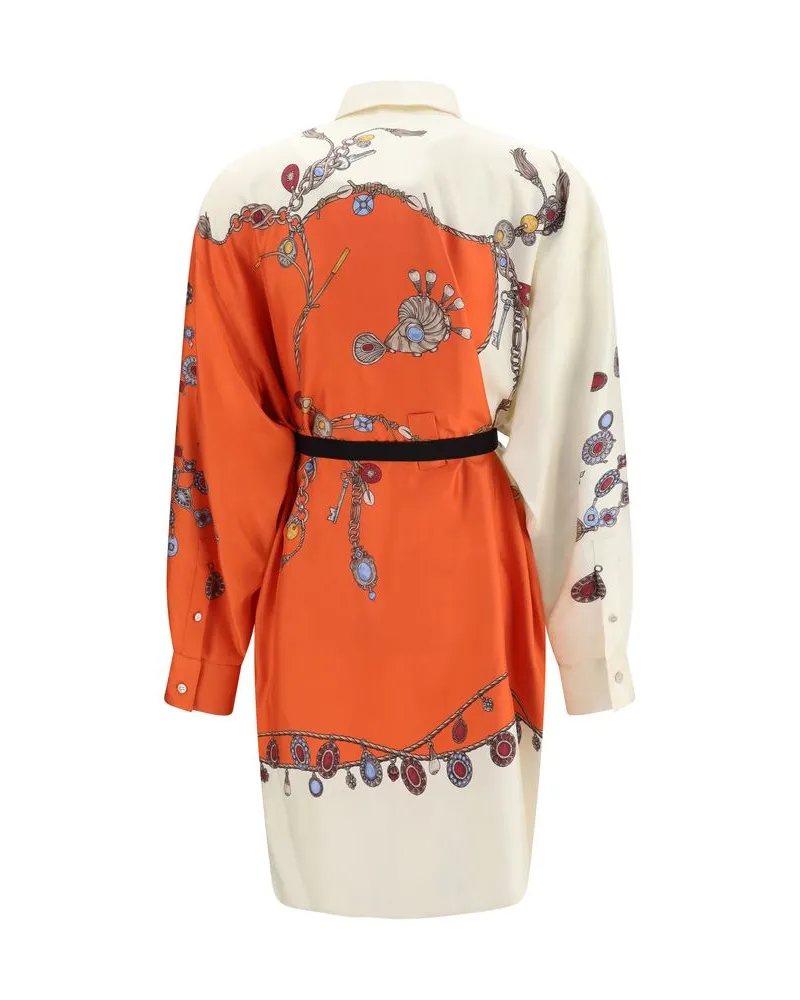 Versace Stolen Jewels Shirt — Orange Orange