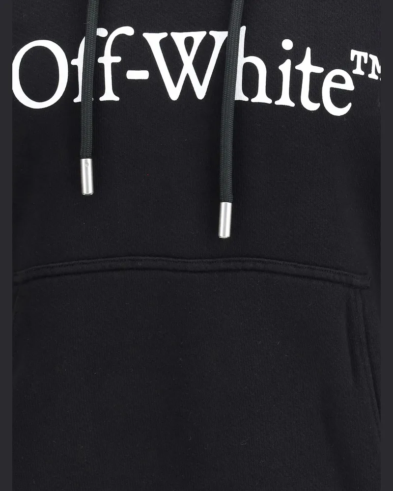 OFF-WHITE Men's Hoodie Cotton Black Sweatshirts Sweater Black