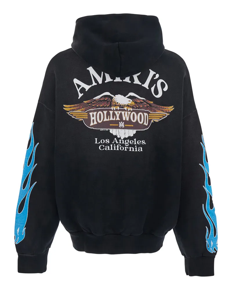Amiri Men's Hoodie Black Cotton Sweatshirts Sweater Black