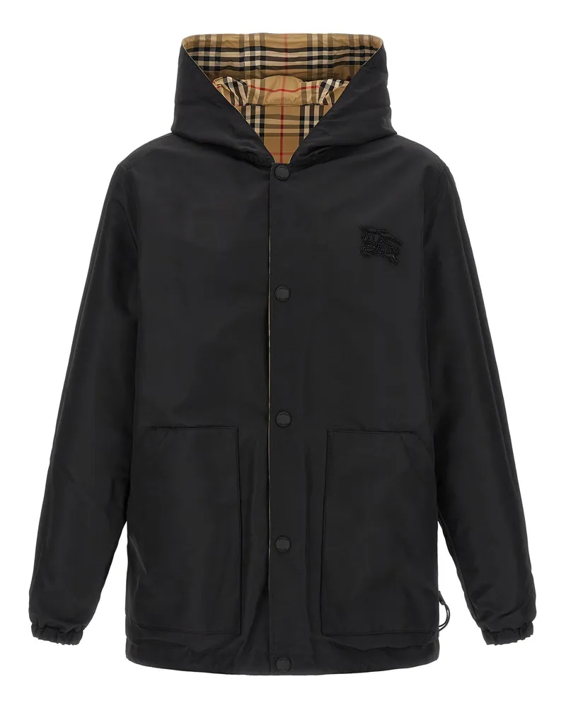 Burberry Reversible Burberry Check Jacket — Beige Beige