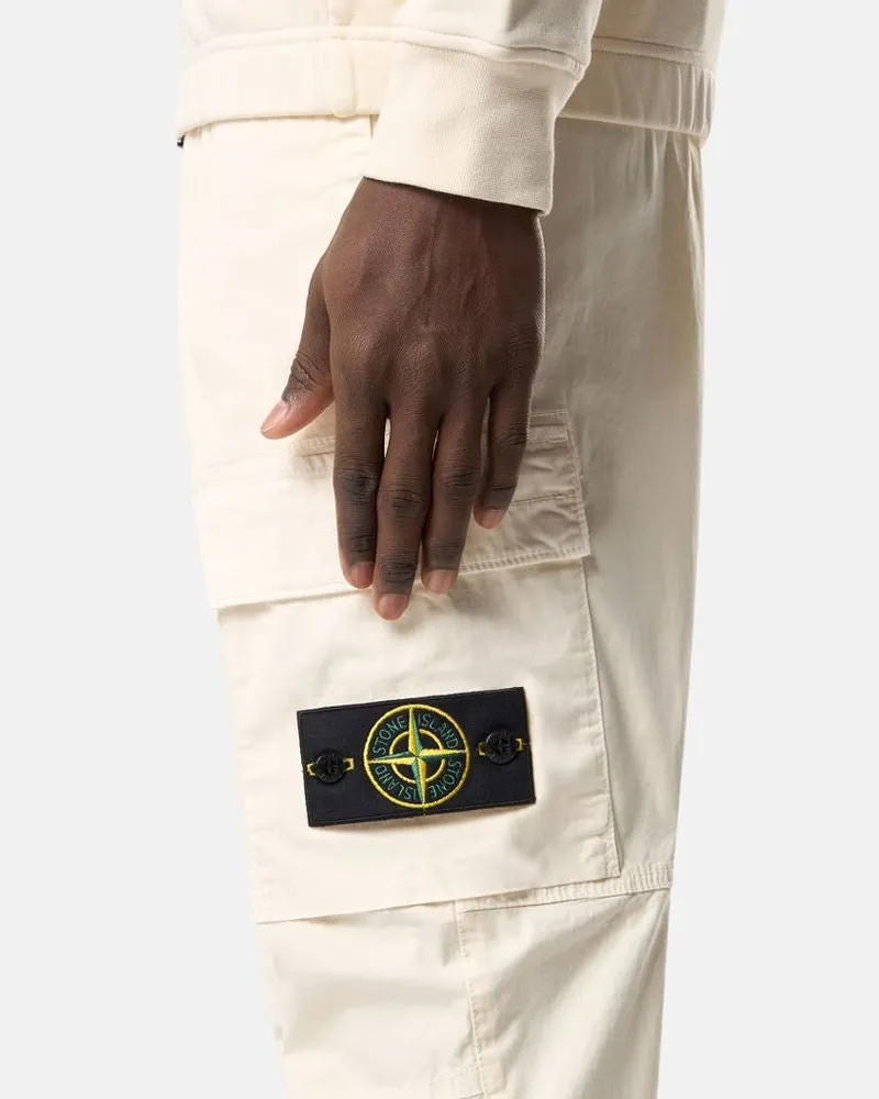 Stone Island Multi-Pocket Cargo Cargo Pants — Ivory Ivory