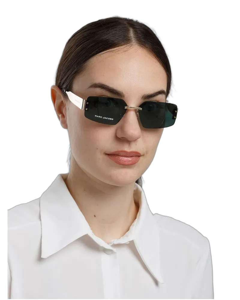 Marc Jacobs Unisex Sunglasses Grey Metal Grey