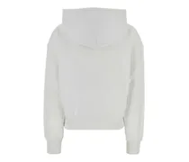 Women's Sweatshirt White Cotton Sweater