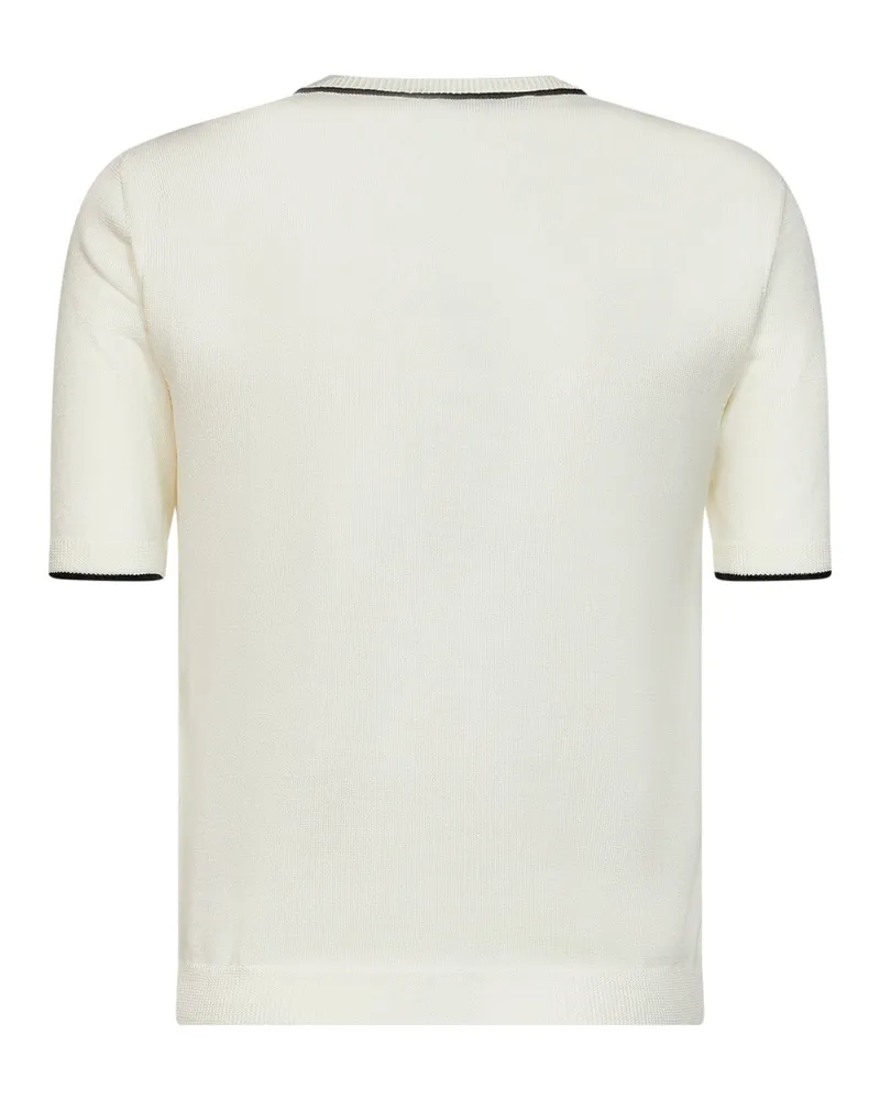 Valentino Garavani Women's Wool Sweater With Vlogo Ivory Virgin White