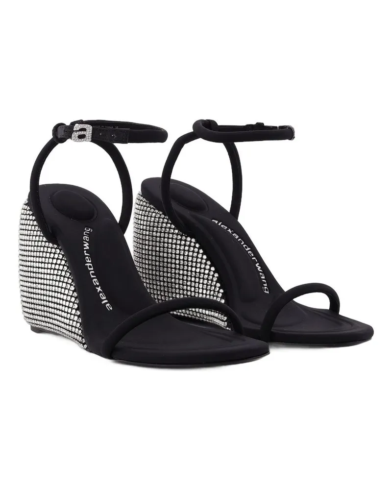 Alexander Wang Women's Dahlia 105 Wedge Sandal Black Others Heels Black