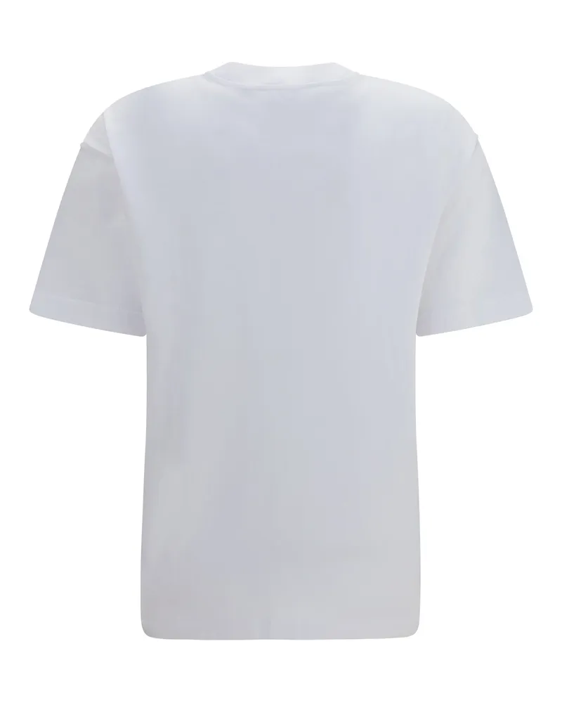 OFF-WHITE Women's Big Logo Bookish T-Shirt White-Black Cotton T-Shirts And Polos White