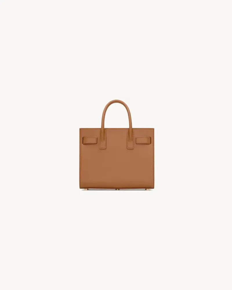 Saint Laurent Sac de Jour Top Handle Bag — Camel Camel