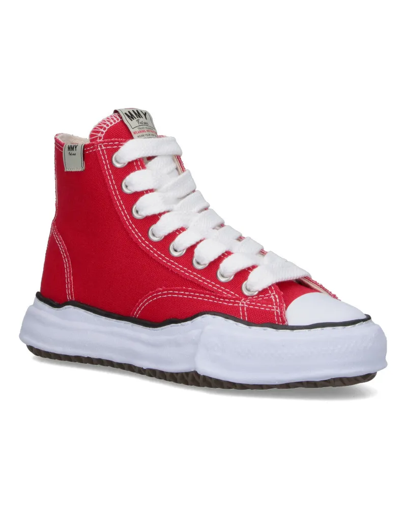 MIHARAYASUHIRO Unisex Sneakers Red Upper: Cotton Red