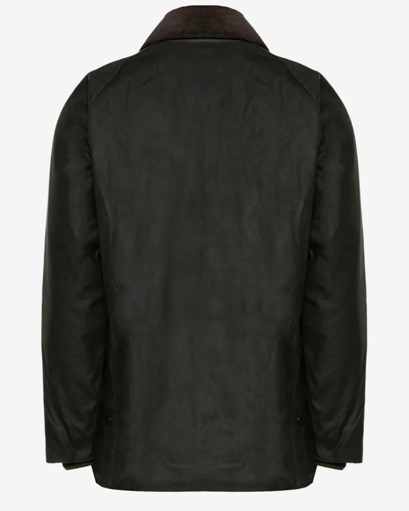 Barbour Men's Jacket Bedale Waxed Cotton Dark Green Green