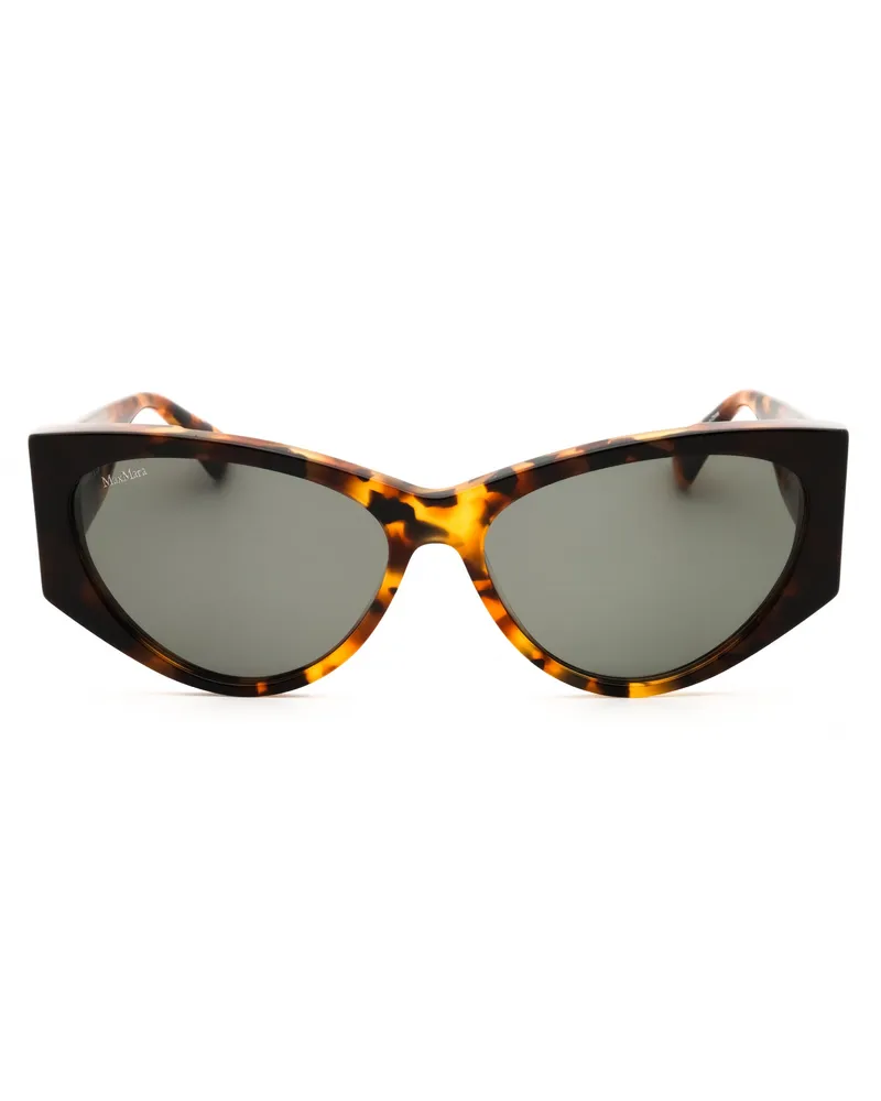 Max Mara Women's Mm0132 Sunglasses Brown Brown