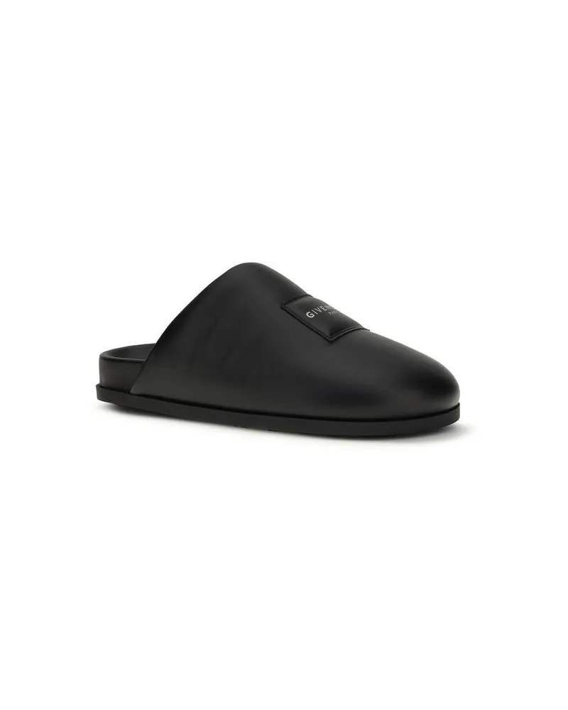 Givenchy Padded Leather Mule — Black Black